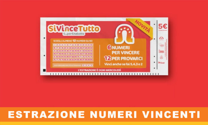 SiVinceTutto Estrazione Numeri Vincenti